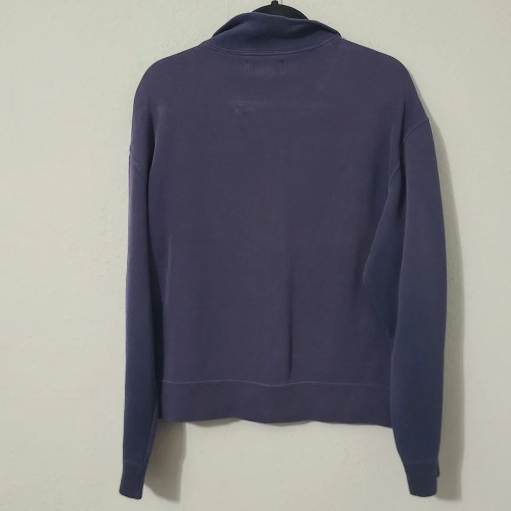 Vintage Polo Ralph Lauren Double Knit Zip-Up Track Jacket Red Pony Logo‎ Small